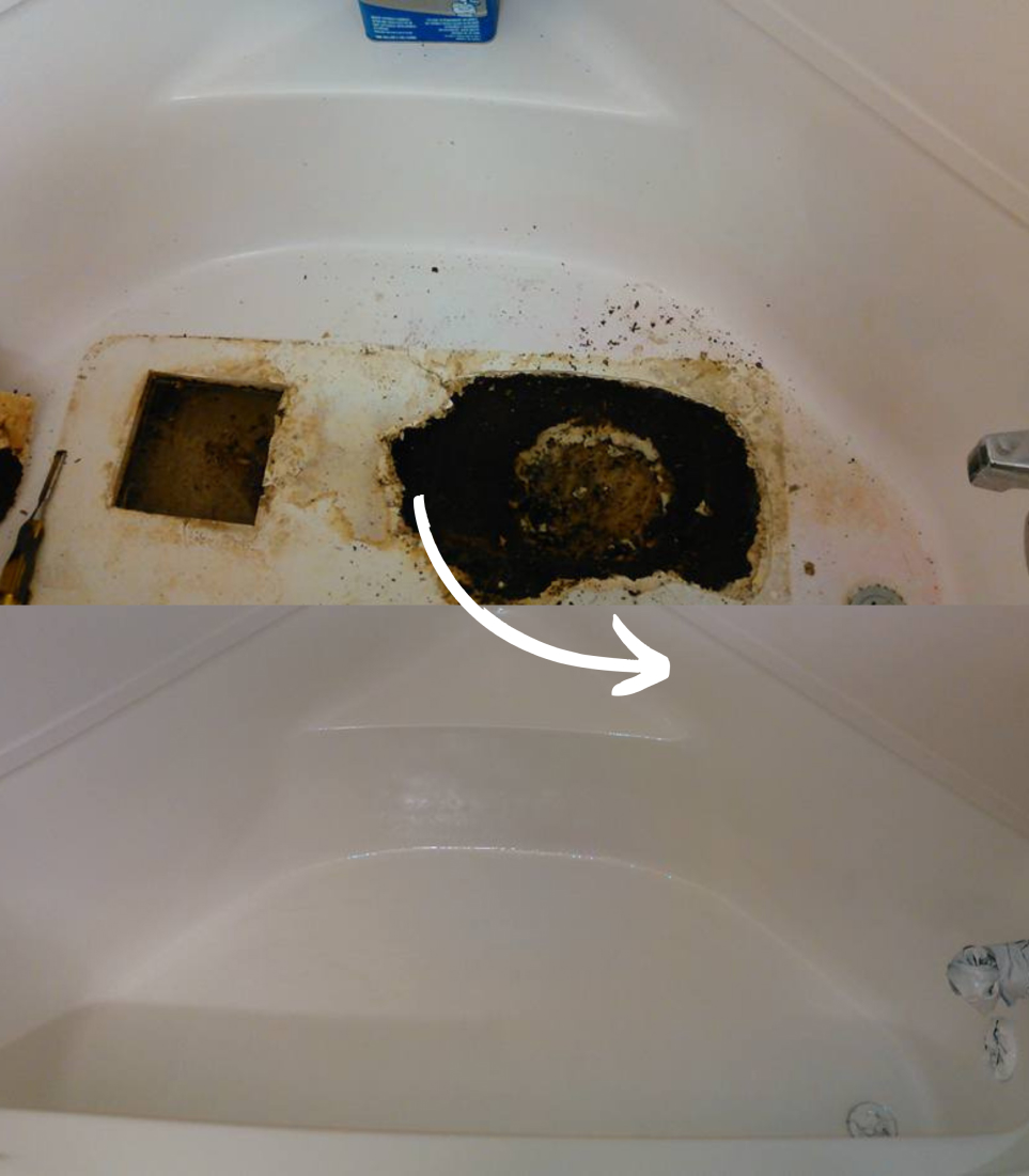 Tub bottom repair