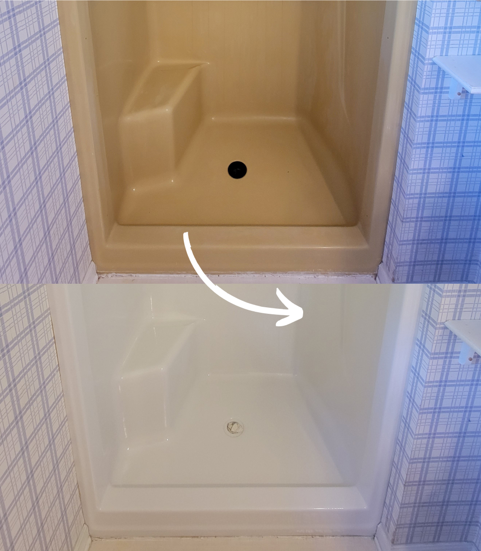 Shower color update refinish